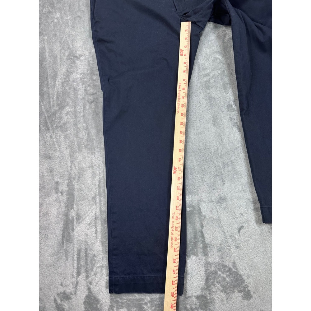 Polo Ralph Lauren Mens Stretch Straight Fit Chino Pants Navy Blue 34x30 - Picture 3 of 9
